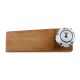 Blue Flower Crackle Ceramic Wooden Door Stopper